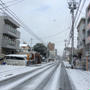 名古屋は積雪
