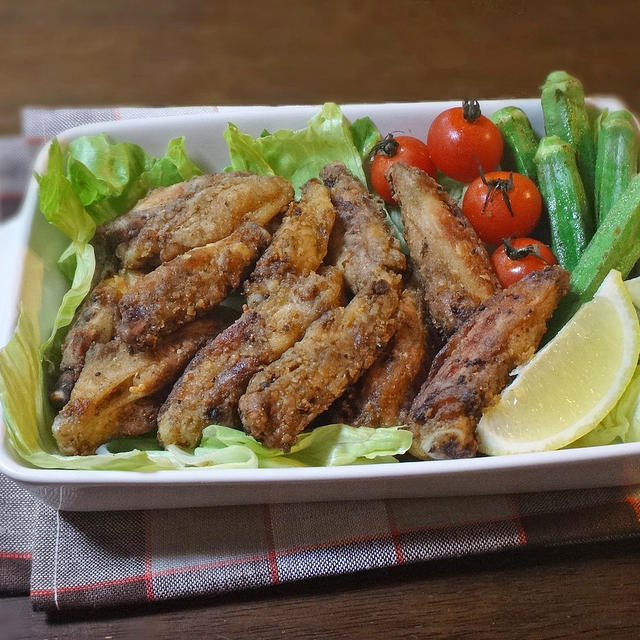 フライパンで鶏手羽スパイシーチキン