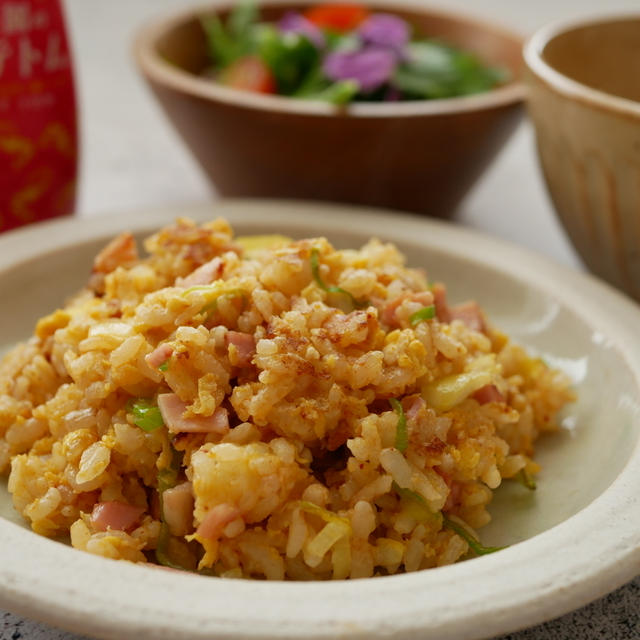 えびの旨味！楽園のサテトムでチャーハン♪