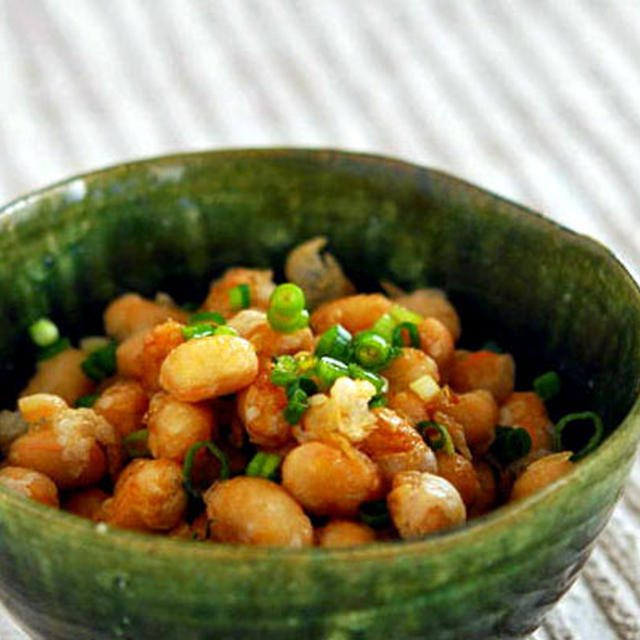 素揚げ大豆と野菜たち