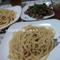 砂肝のにんにく炒め。