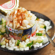 鯖の水煮缶でサバサラ風
