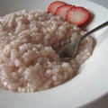 Risotto alle fragole 苺のリゾット