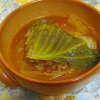 スープも美味しい！まかないロールキャベツ♪