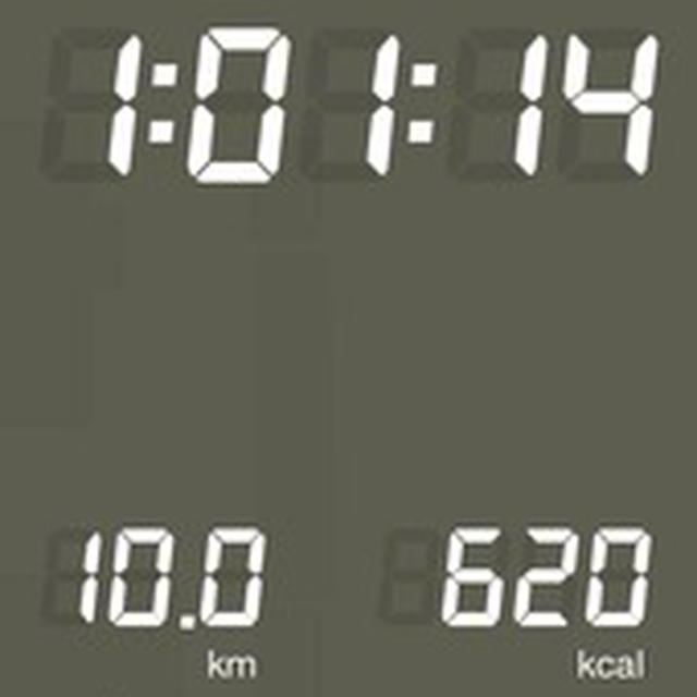 【ランニング】10km 0:58:51 620kcal
