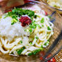 冷やし梅おろしうどん♪夏は梅干しがいい