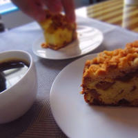 キャラメルアップルでクランブルコーヒーケーキ☆