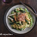 群馬県産小松菜とちくわの 麺つゆ焼きそば～ぐんまアンバサダー