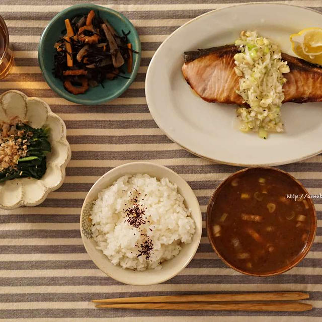 ぶりの塩焼きとイヤイヤ期？？