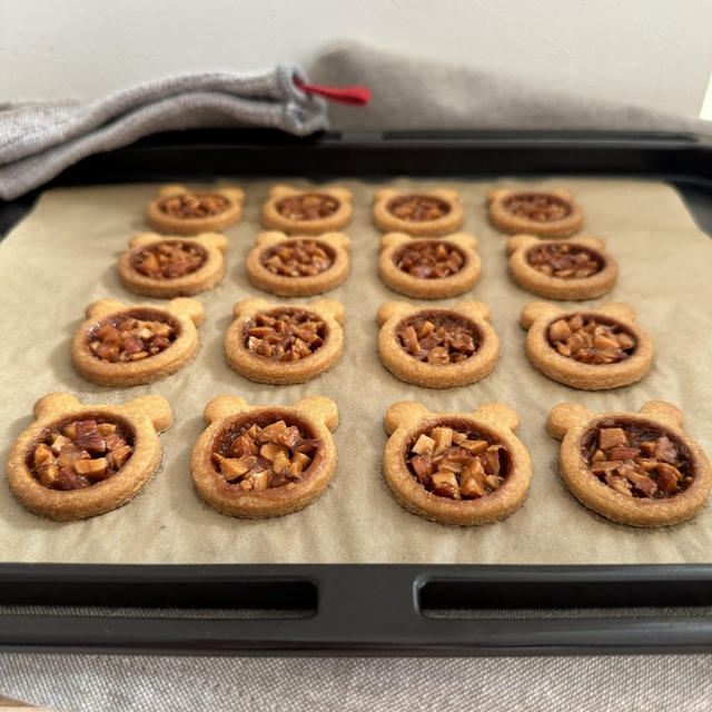 【ポイント】くまのキャラメルナッツクッキー♡作るときのポイントを紹介します♡ぜひ作ってみて下さい！