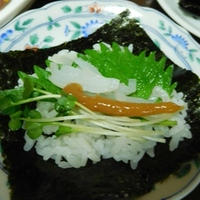 手巻き寿司〜イカの梅しそ巻き〜スパイス大使☆