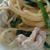 鶏とほうれん草のクリームパスタ