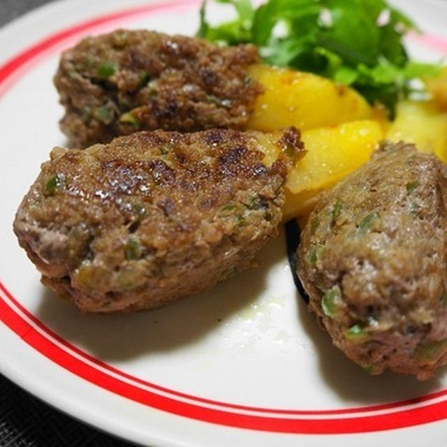 挽き肉の串焼き風☆カレー風味