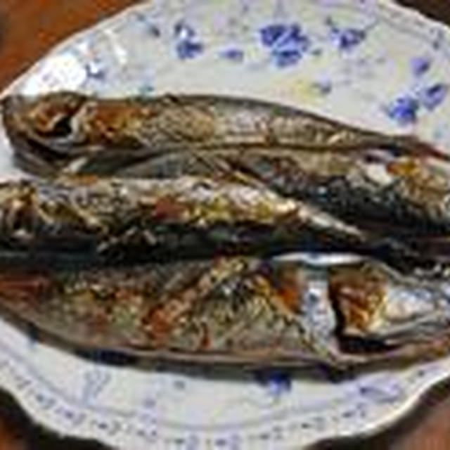 オアカムロの塩焼き