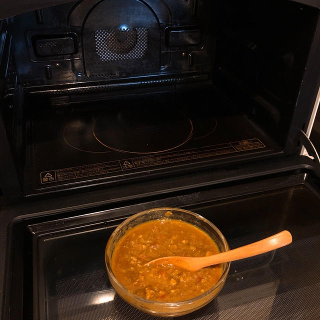 カレーが残っていた時のお弁当です！