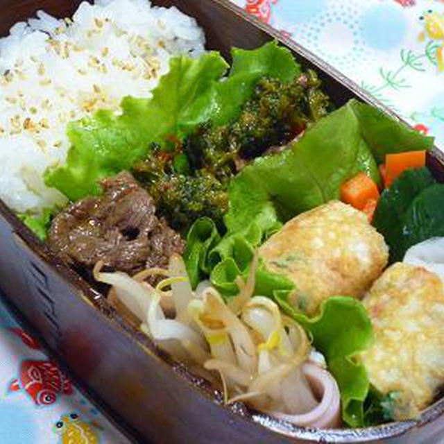 牛肉とブロッコリーのピリ辛オイスター炒め弁当