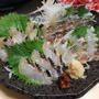 旦那めし#106　生ハムみたいな味わい。グレとチヌの味噌漬けの炙り刺し。