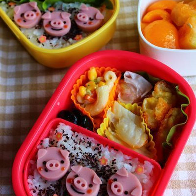 キャラ弁**３匹のこぶた