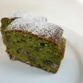 抹茶小豆ケーキ