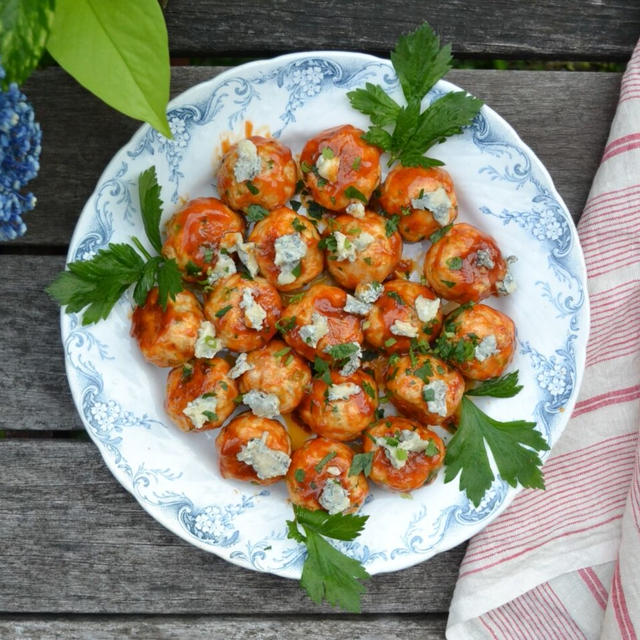 Buffalo Chicken Meatballs バッファローチキンミートボール