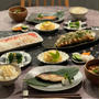 筍ごはんと、魚久の粕漬けの夜ごはん　と、夜ちゅーる