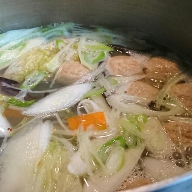 昨日のスープの残りは何になったか...