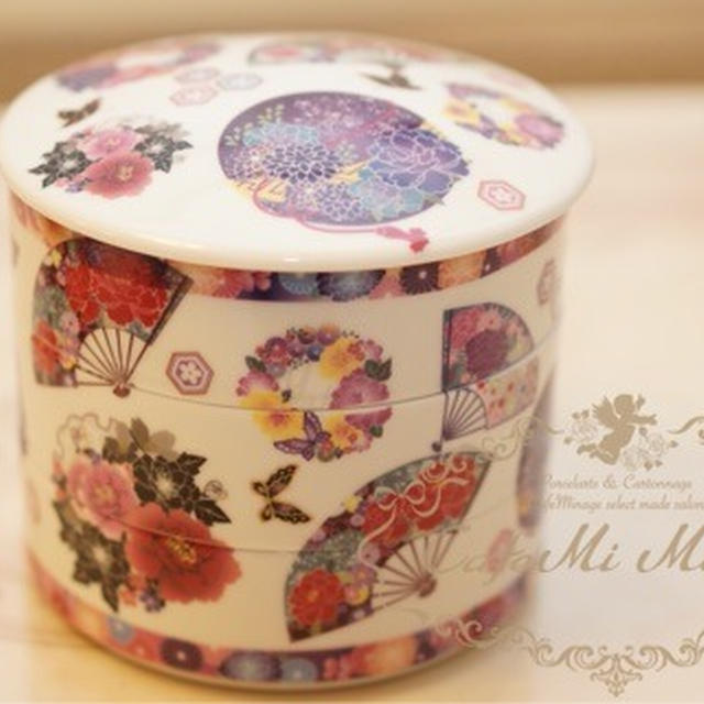 お重と扇皿♡コープカルチャー作品