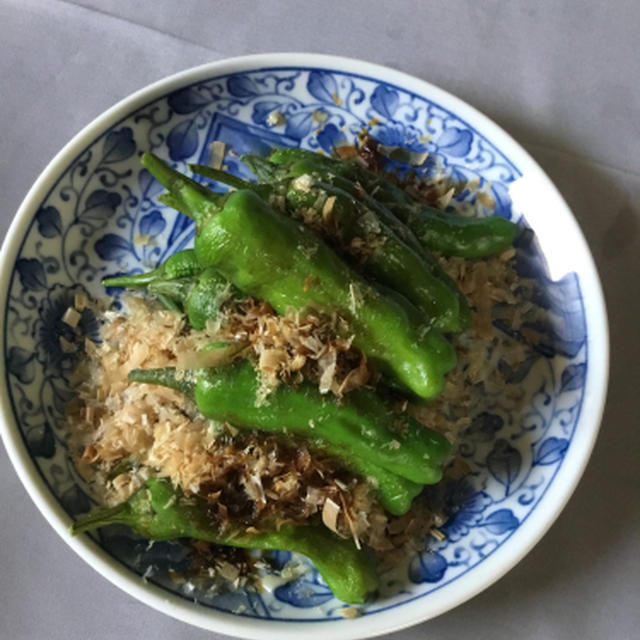 ししとうを焼く、春を通り越す