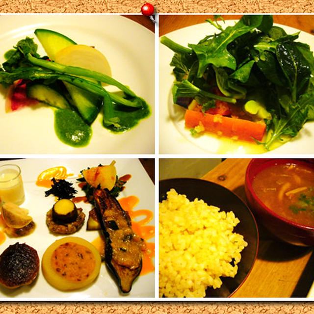 銀座の野菜料理「日水土」でディナー。