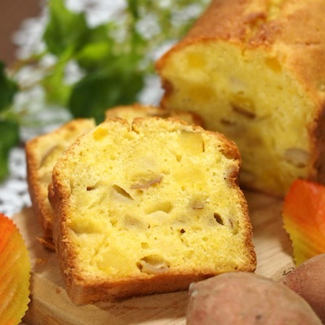 りんごとさつまいものパウンドケーキ