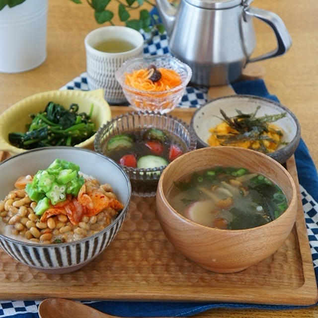 ねばねばパワーの朝ごはん