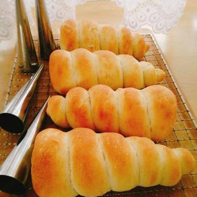 ココアカスタードコロネ♪アイスコロネ♪