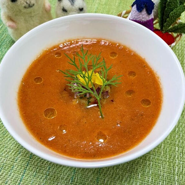 【レシピ】スペイン発祥！夏野菜たっぷりの冷製スープ「ガスパチョ」を作ろう