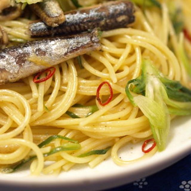 オイルサーディンと茗荷のパスタ　　　作り方とレシピ