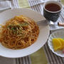 大盛り「かにトマトクリーム」のパスタランチ＆おニューのスマホ♪