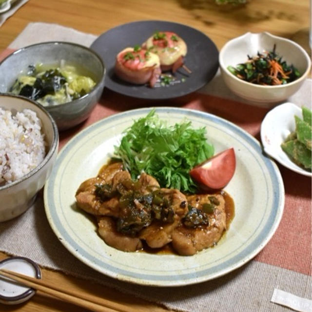 【レシピ】豚肉のチャーシュー風✳︎餅ベーコン明太マヨ焼き…合宿に向けて。