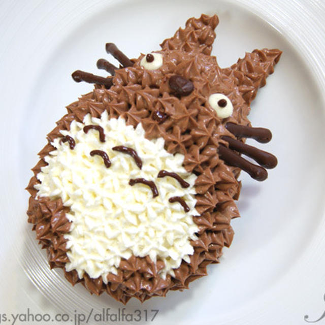 簡単 トトロのキャラクターケーキ レシピ By Junkoさん レシピブログ 料理ブログのレシピ満載
