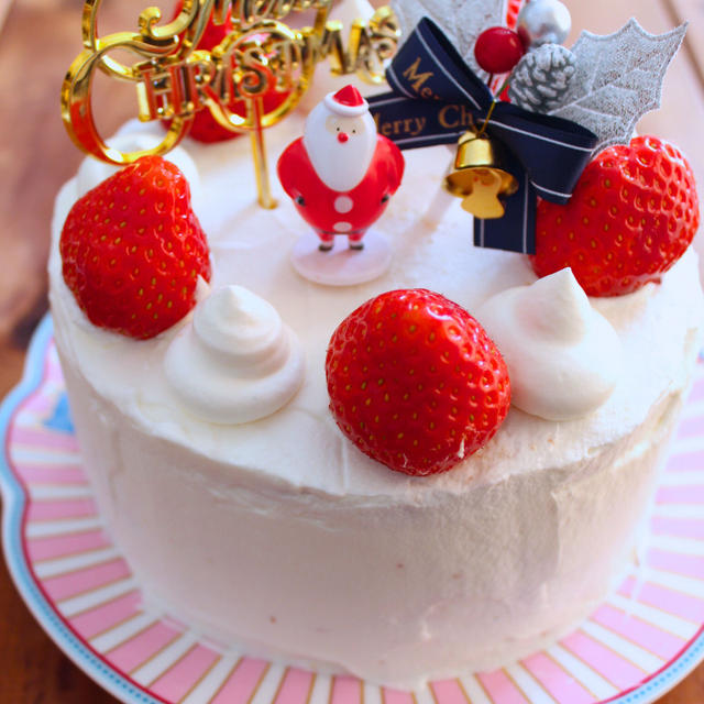 クリスマスケーキ２０１８ セリアのピックが大活躍 By 稲垣飛鳥さん レシピブログ 料理ブログのレシピ満載