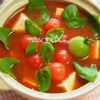 完熟トマト鍋スープでイタリア～ン鍋