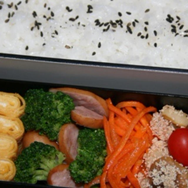 6月2日　　ブロッコリーとウインナー炒め弁当