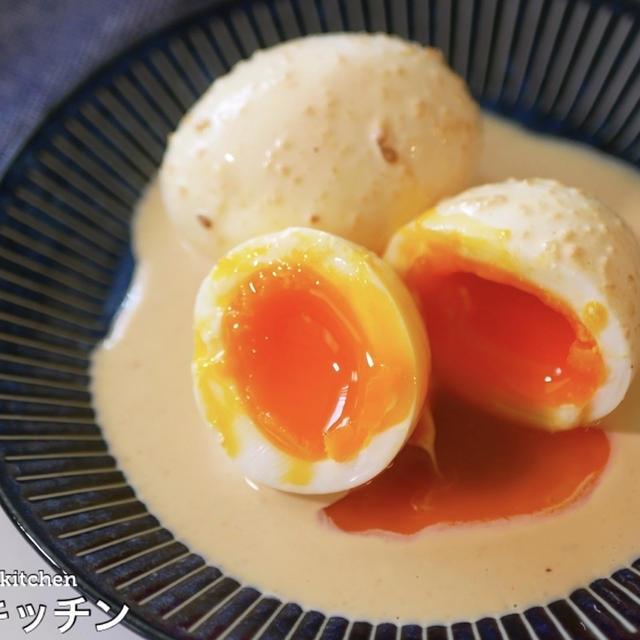 【調味料２つだけ！】ゆで卵が無限に食べられる！『ウフマヨ風やみつきゆで卵』の作り方