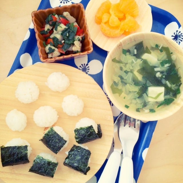 息子の朝ごはん