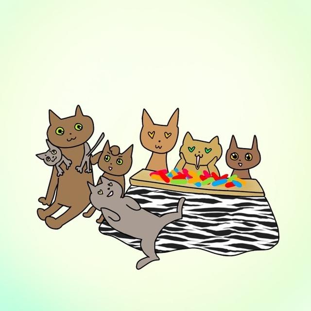 ねこの日恒例、22時22分投稿♪