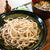 肉汁(肉つけ汁)の全粒粉うどん。ポーションだしを使って簡単つけ汁、おいしくてちょこっとヘルシーな郷土料理。