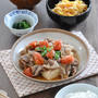 夏メニュー ミニトマトの酸味が合う！肉豆腐献立