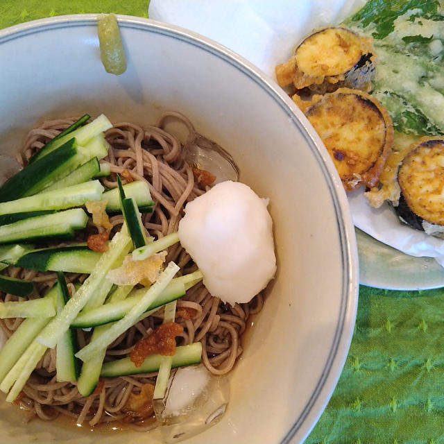 冷やしそば～「三食ごはん　海辺の牧場編」の料理です♪