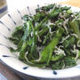 3分副菜☆　春菊のじゃこ昆布和え
