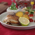 【クリスマスレシピ】じゃがいもと玉ねぎのポットローストチキン by アップルミントさん