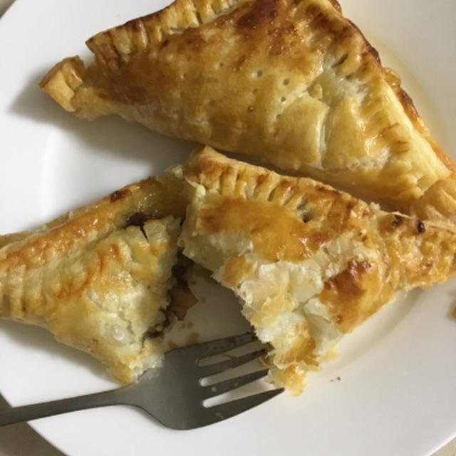 試作は１こで止めておこう、チョコパイ