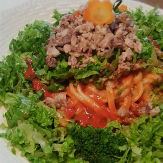 「ビビンうどん」